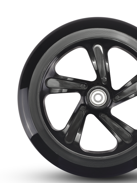 Колесо 200 мм черное (блистер)