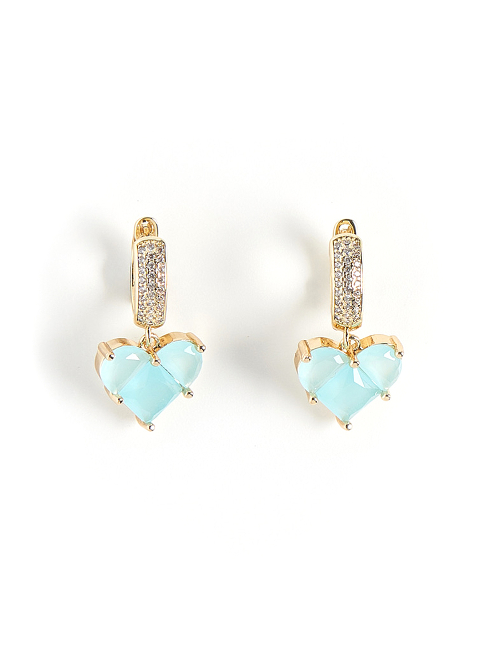 Серьги "Blue soul" Gold