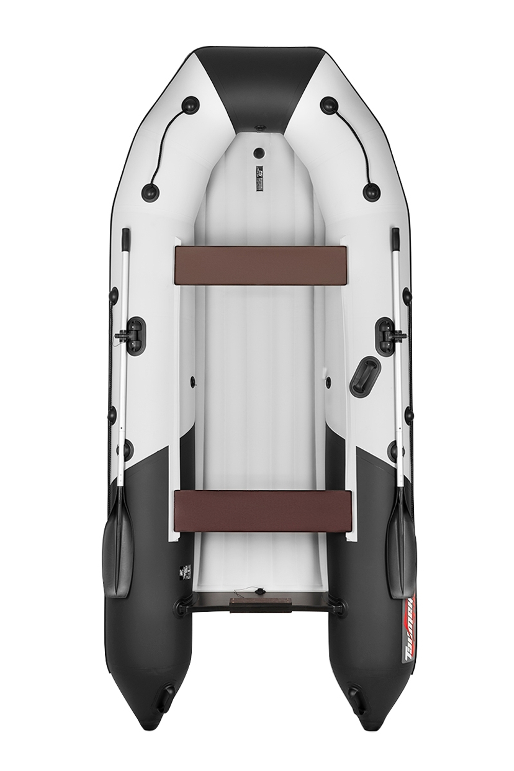 Таймень NX 3400 НДНД PRO серый-черный (Лодка ПВХ под мотор)