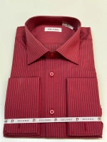 Рубашка с запонками и пуговицами на манжетах