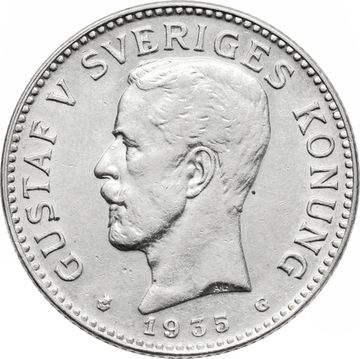 2 кроны 1935 Швеция