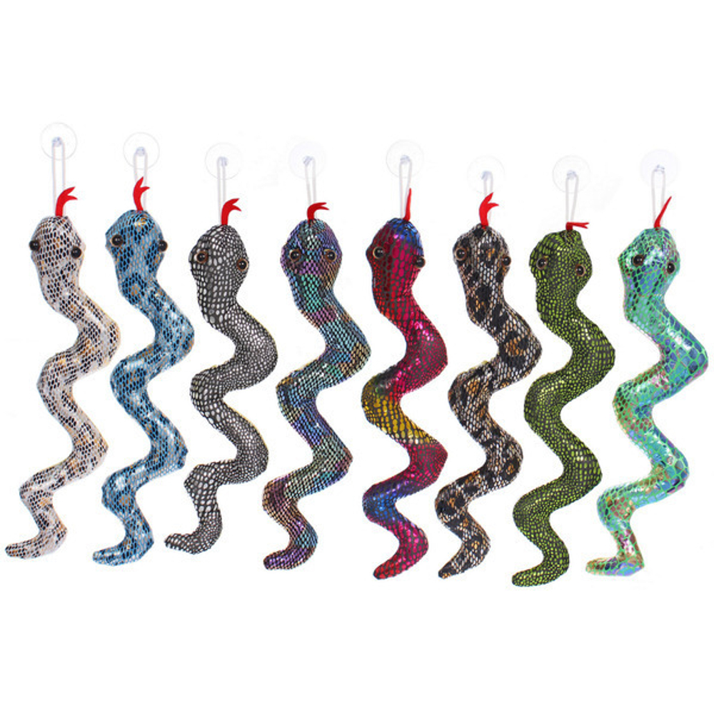 Мягкая игрушка «Змея» Переливы 29 см, микс