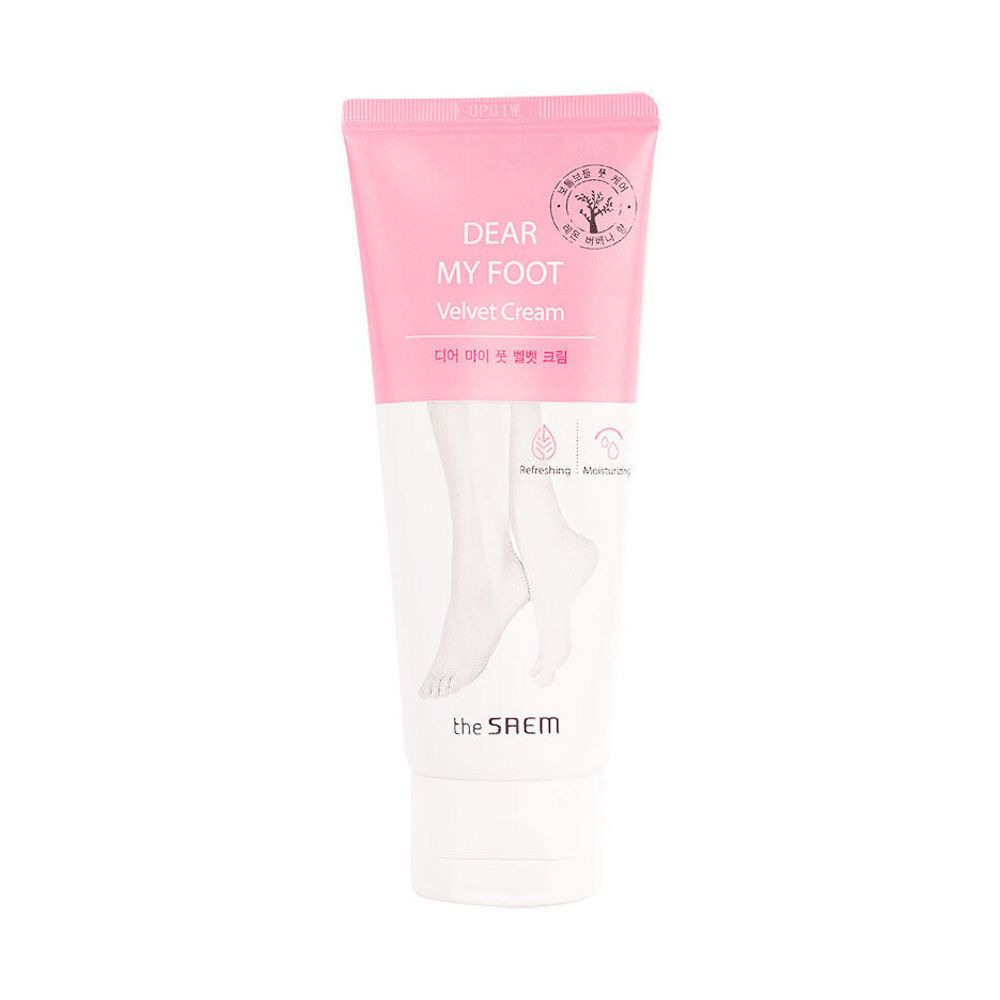 The Saem Dear My Foot Velvet Cream питательный крем для ног