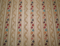 Жаккард Букет полоса малая лазурь