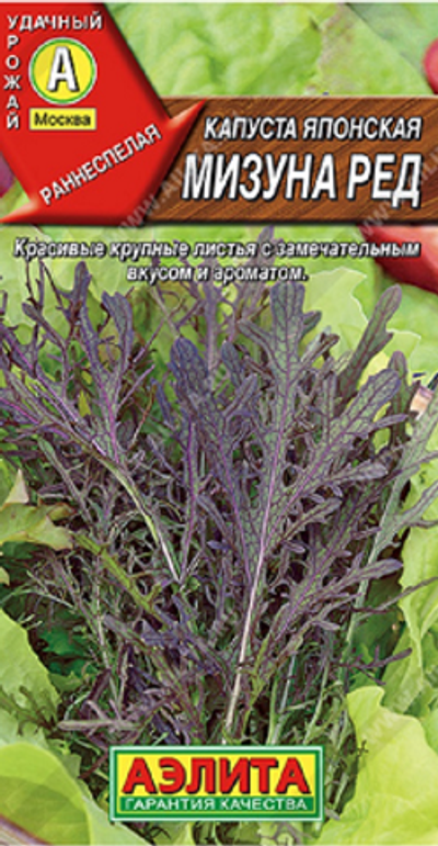 Капуста японская Мизуна ред