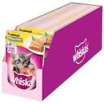 Влажный корм Whiskas для котят, паштет с курицей, 28 шт x 75 г