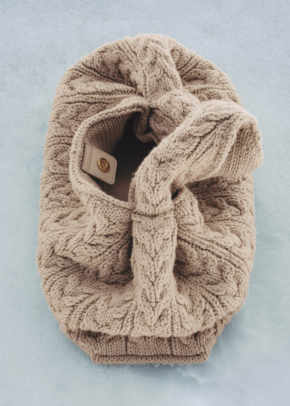 POLENE СУМКА NUMERO NEUF LARGE, ЭКРЮ