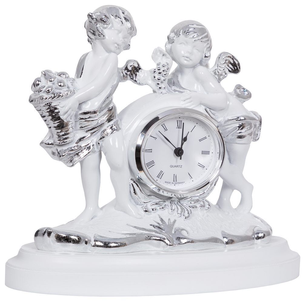 Часы настольные Путти малые Сильвер