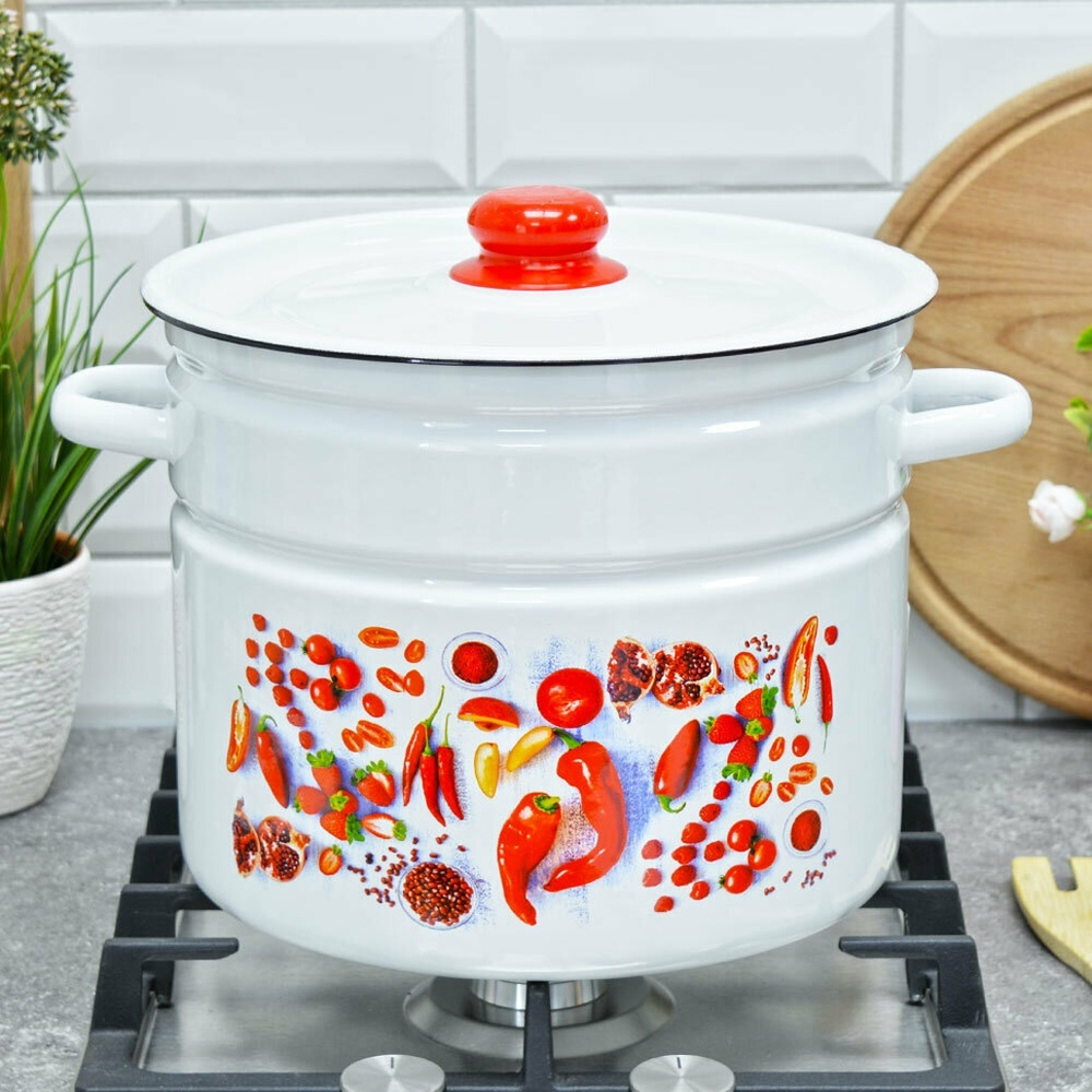 Кастрюля 9л "Паприка" тм Appetite