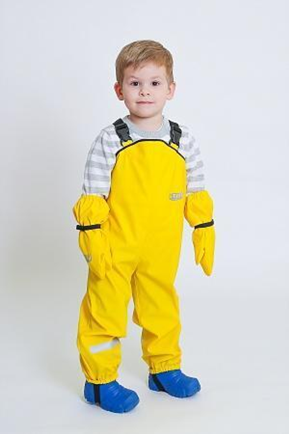 Полукомбинезон непромокайка р.140 жёлтый (Smail)