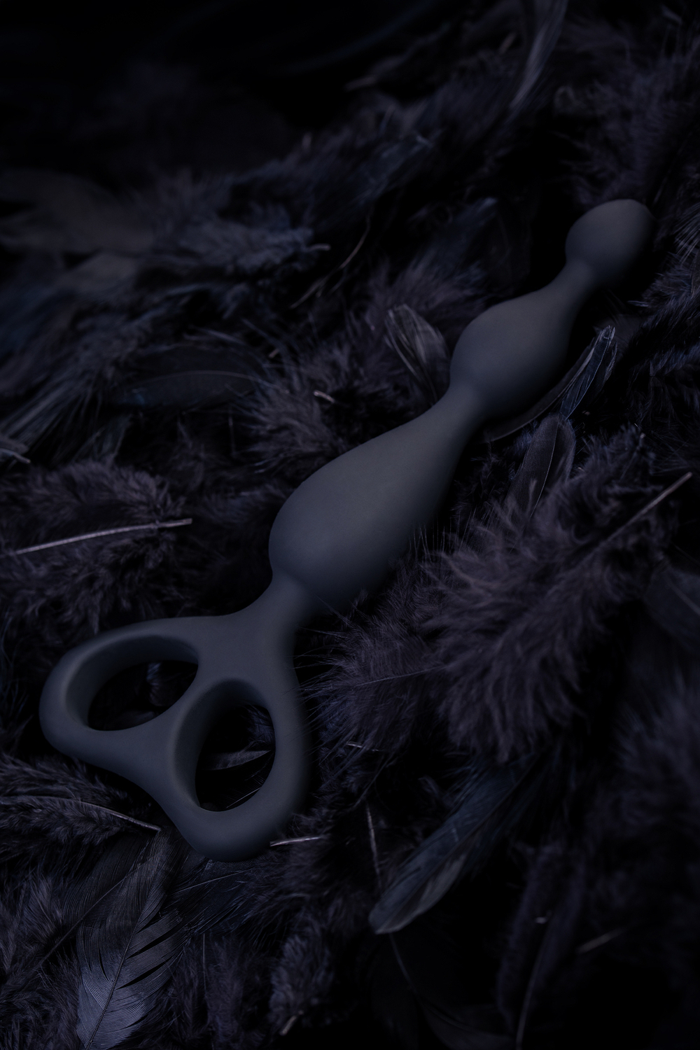 Анальная втулка Popo Aquilae черная 18 см