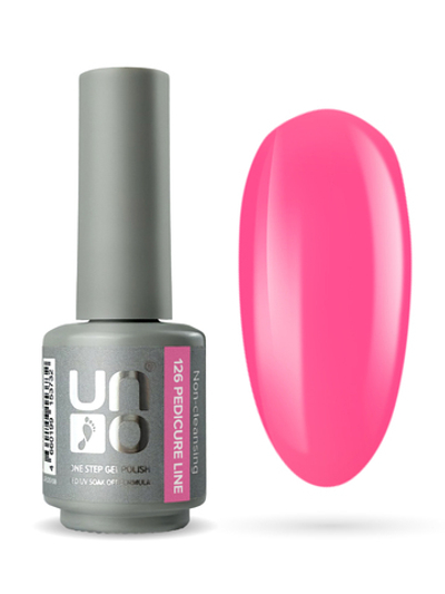 Uno Однофазный гель-лак 126 Pedicure Line, 8мл