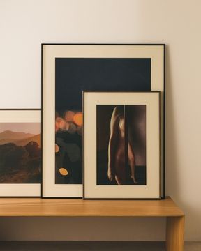 Картина Zavira с фотографией огней Барселоны 50 x 70 см