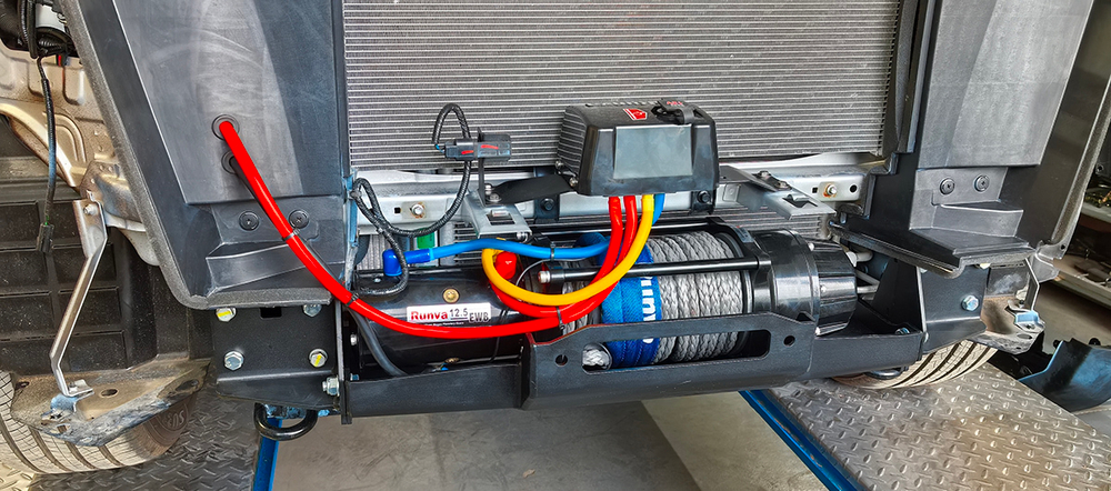 Площадка под лебёдку в штатный бампер Changan Hunter Plus РИФ