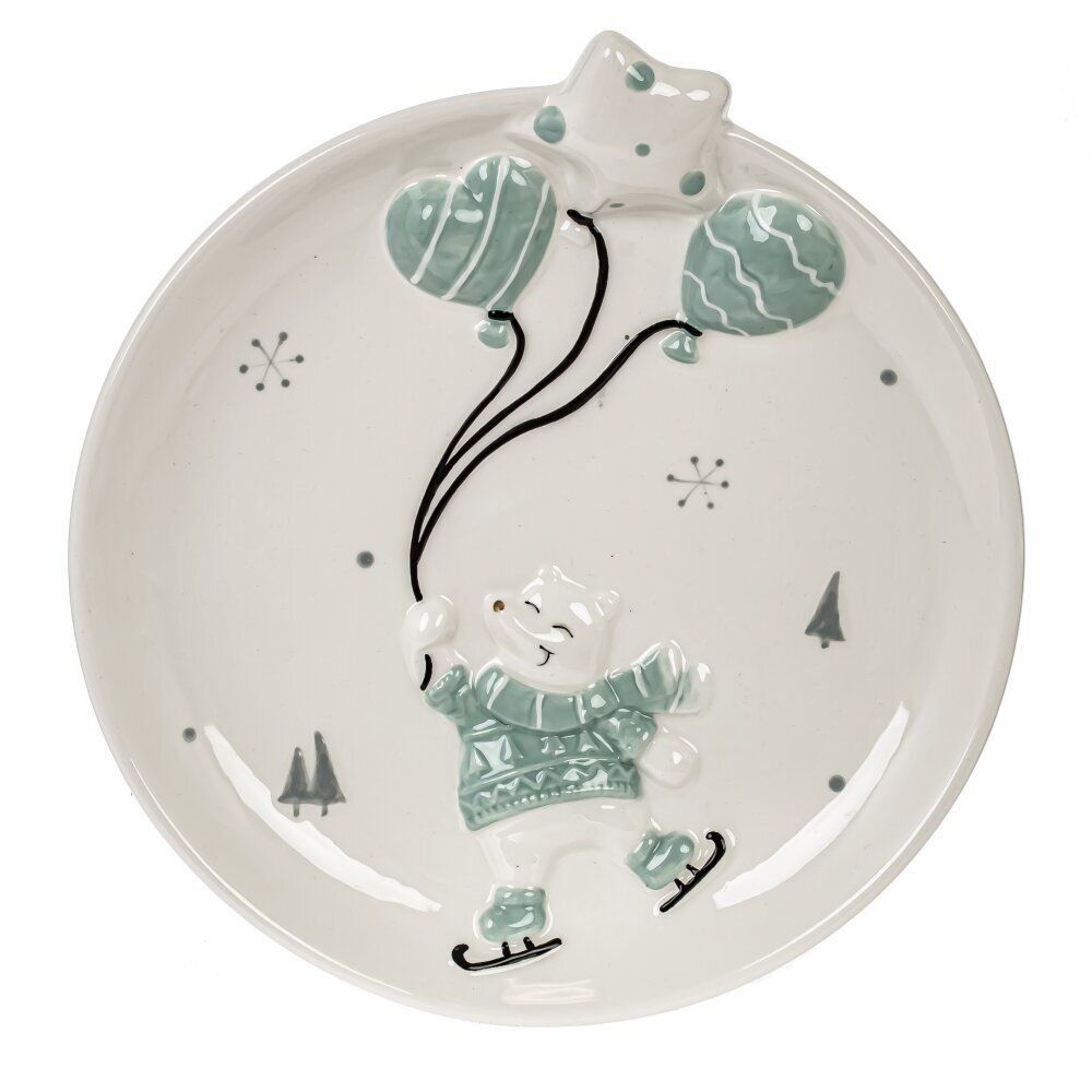GAEM Тарелка "Белый медведь", L22 W20,5 H4 см