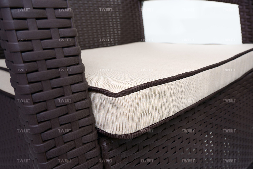 Комплект мебели Gardeck Family TWEET на 6 персон с обеденным столом, венге