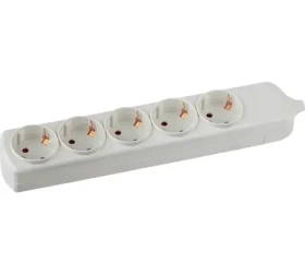 Колодка Эра К-5е 5 розеток с заземлением С0045325