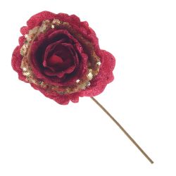 GAEM Цветок искусственный "Роза", L11 W11 H27 см, 2в.