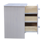 Комод Хаба из сосны 43 х 34 х 50, белый