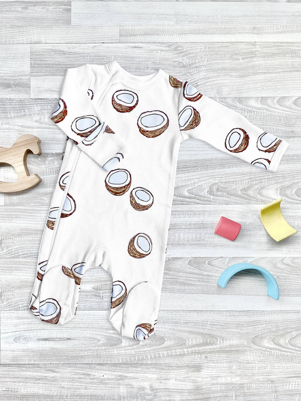 Комбинезон Mjölk Sleep and Play Кокосы