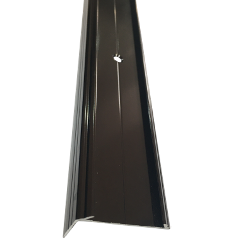 Порог-угол с рез. 38*23мм "DO-1" 2,7м (осн.) Бронза глянец с цв. рез. анод. ал.