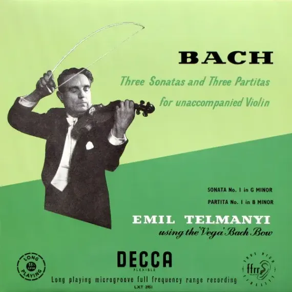 Bach, Emil Telmanyi – Three Sonatas And Three Partitas For Unaccompanied Violin (Box, Analogue) 3LP