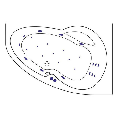 Акриловая ванна Excellent Newa P Ultra 160x95 WAEX.NEP16.ULTRA