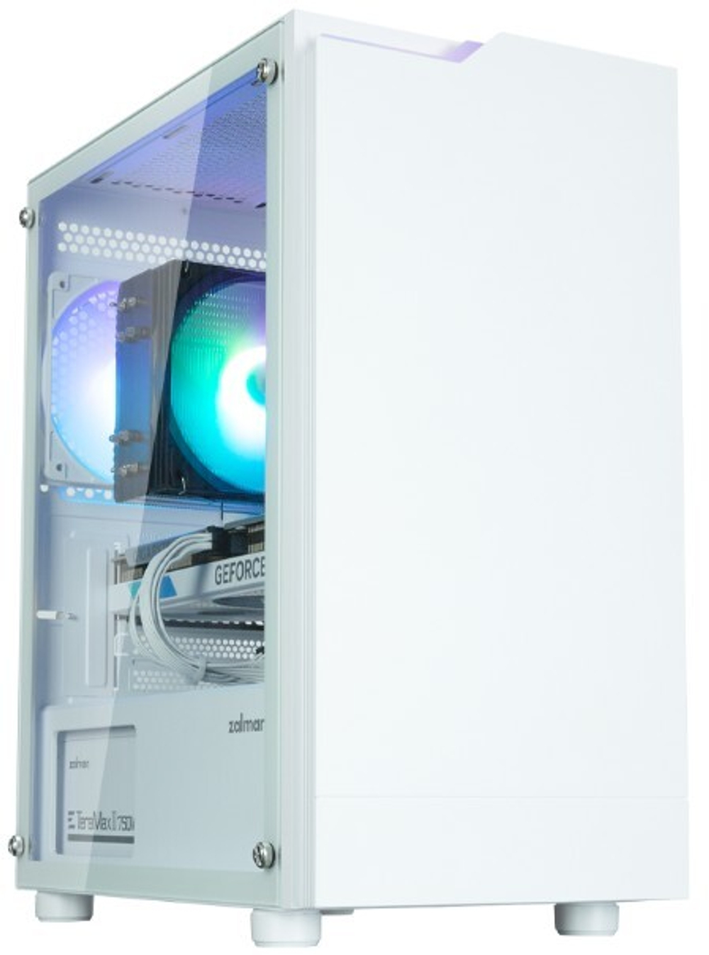 Корпус mATX Zalman T4 PLUS WHITE