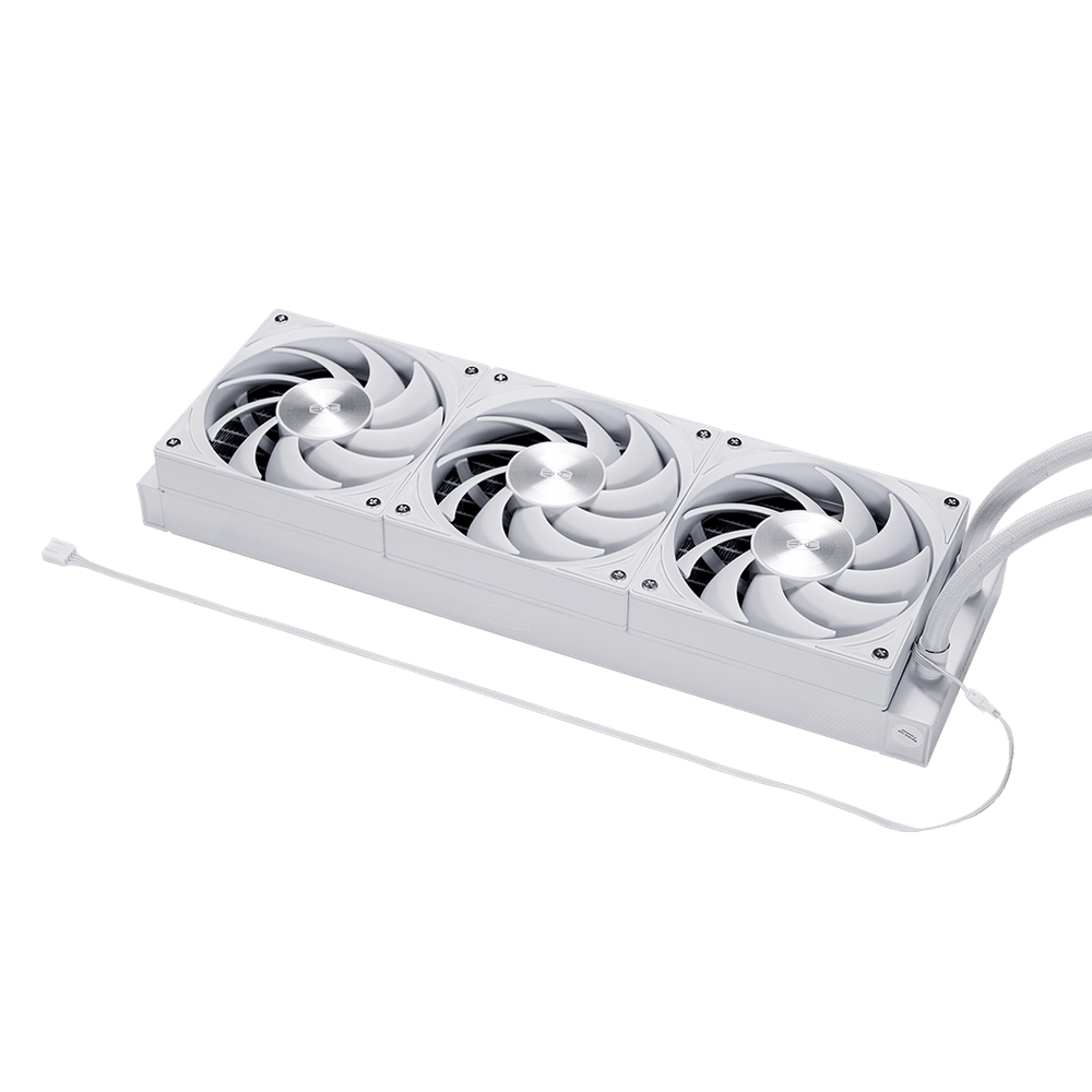 Водяное охлаждение для CPU PCCooler DS360 Display WH TDP 310W 115X/1200/1700/1851/AM4/AM5 Белый
