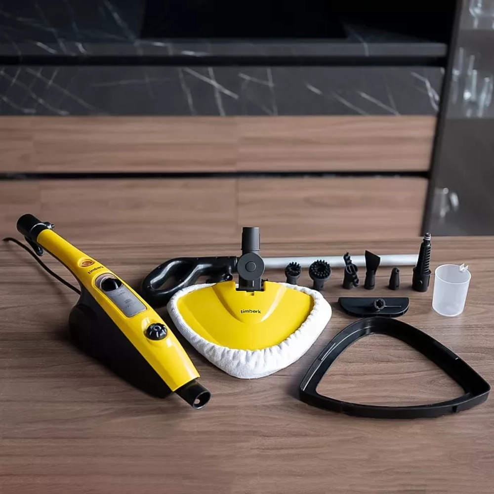 Пароочиститель вертикальный TIMBERK желтый T-STCV50