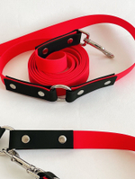 Шлейка для собак, Биотан, 25 мм , L размер ,средние и крупные породы, красный и черный