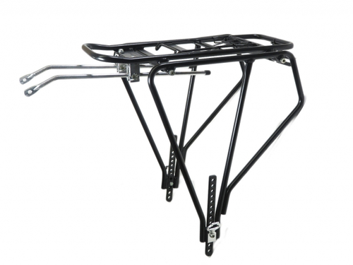 Багажник алюминий CD-36X 24-29" разборн. регул. для FAT велосип. для диск. торм. черный OSTAND