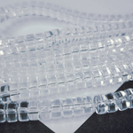 Бусины шайбы, рондель, хрусталь, лэмпворк, стекло, р-р 6мм, цена за набор 10 шт