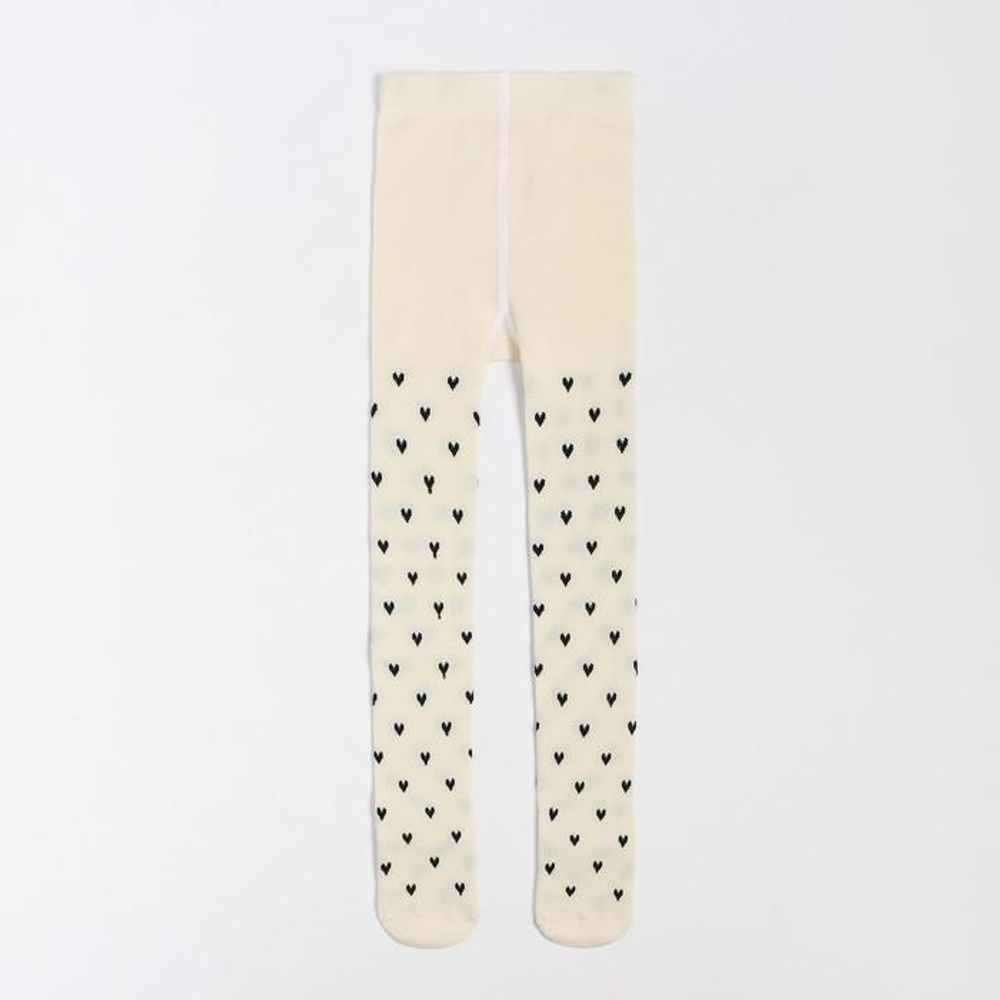 Колготки "Сердечки" КД-44, молочный, р. 92-98 9444236, 1 шт.