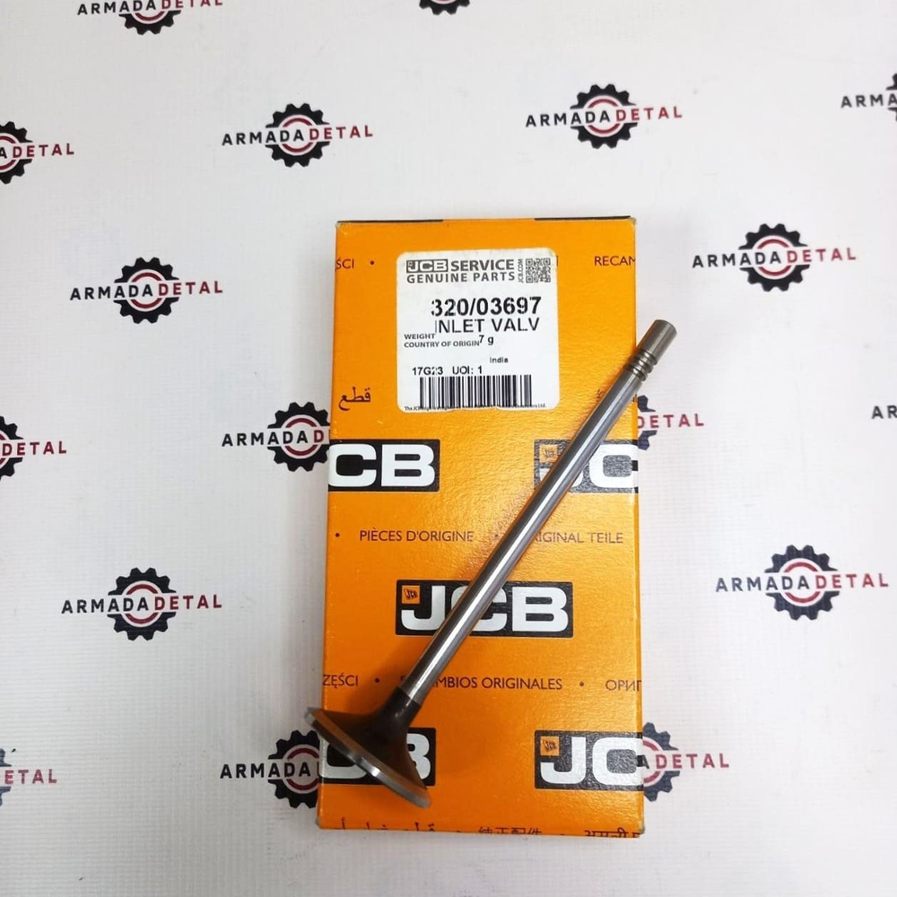 Клапан впускной | 320/03697, 320/03520, 320/03612 | JCB
