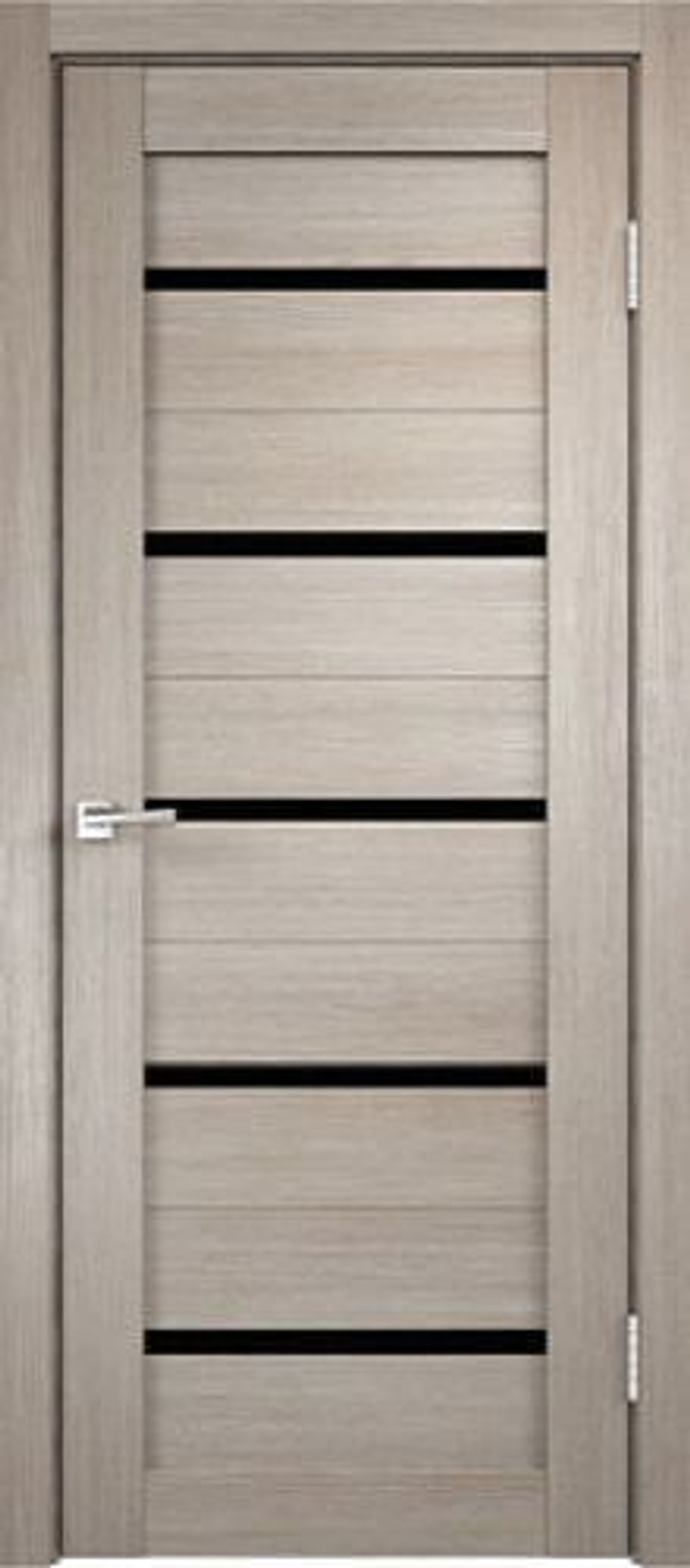 Межкомнатная дверь Velldoris Duplex PO Лакобель Черное Капучино