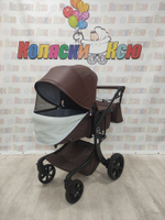 Коляска трансформер Farfello Aimile Original Autumn шоколадный