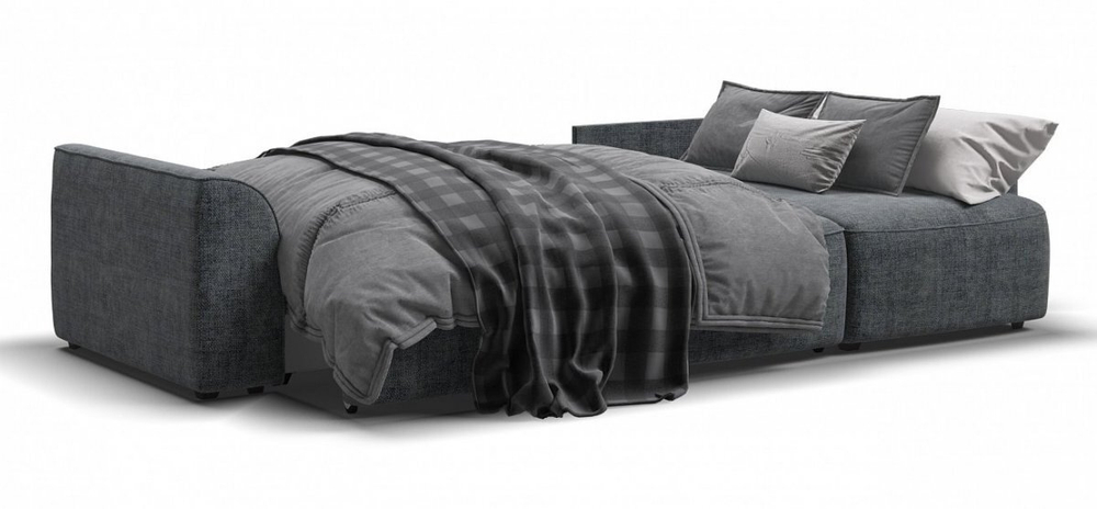 Угловой диван Кинг Шенилл Смарт серый