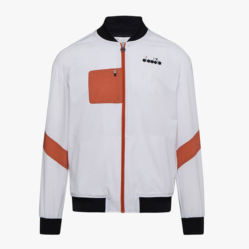 Мужская теннисная кофта Diadora FZ Jacket Challenge - белый