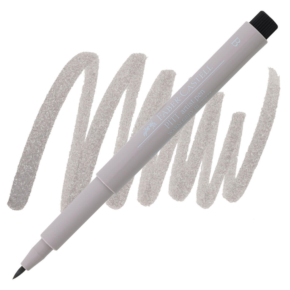 Faber-Castell Pitt Pen (B). 272 Warm Gray III