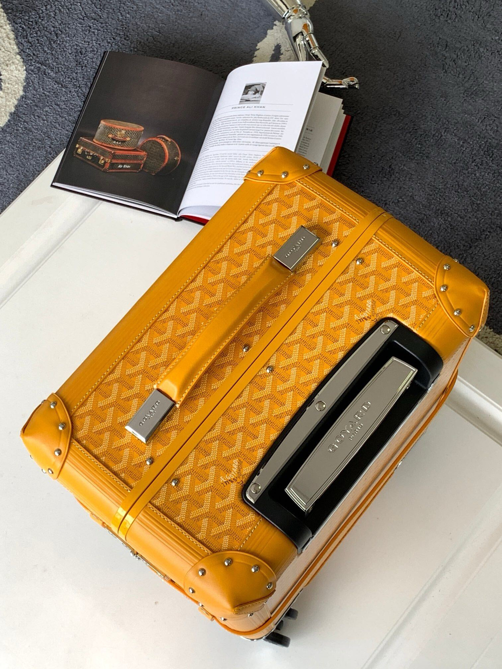 Goyard Bourget PM Trolley Case