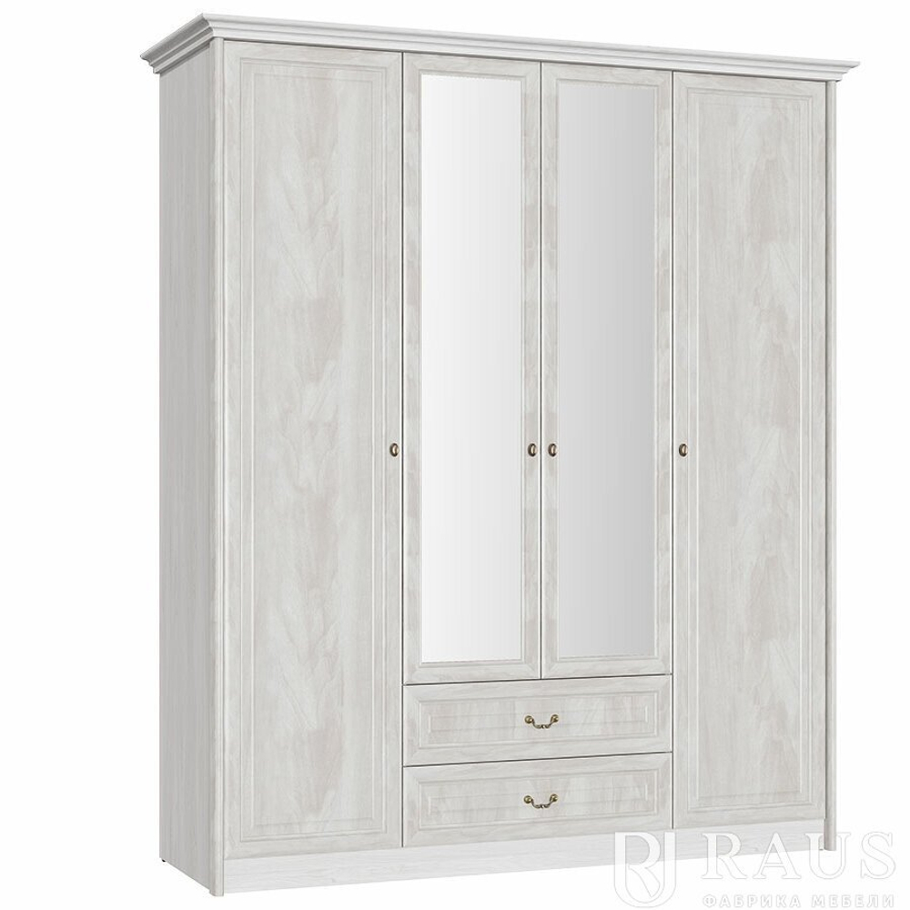 Шкаф 4-х створчатый с зеркалом Янна ЯН-06