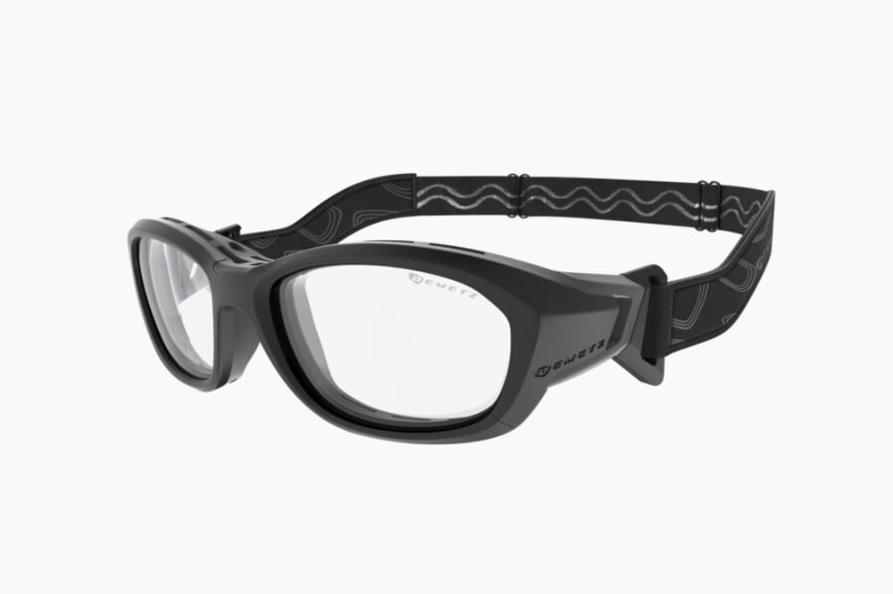 Спортивные очки с диоптриями Demetz Smash / Plastic Black / Grey Mat 57-18