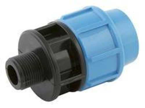 Муфта Джилекс ПНД переходная с наружной резьбой 20 х 3/4quot; (50 шт. уп.)