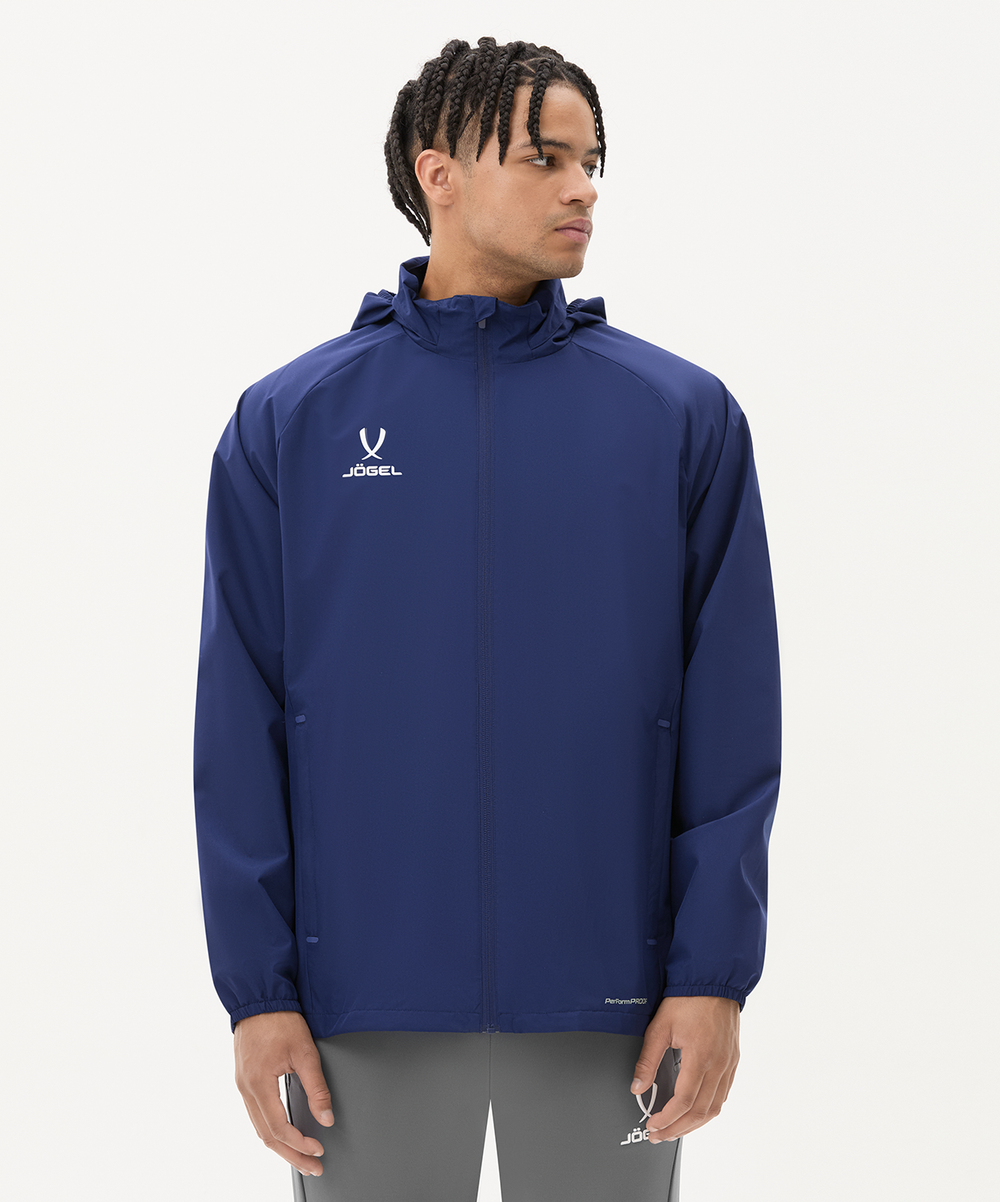 Куртка ветрозащитная JÖGEL PREMIER PerFormPROOF FZ Rain Jacket, темно-синий