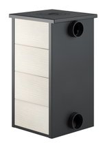 Печь-Камин ВЕЗУВИЙ ПК-01 (270) с плитой беж. 9 кВт (150 м3) Ø 115 мм