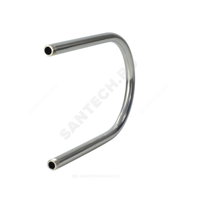 Полотенцесушитель водяной нерж сталь П-образный Ду 25 (1") НР 320х400мм боковое подключение б/к Эко Элит-Металл ВЭК-16-01