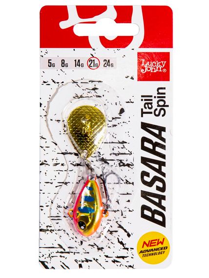 Тейл-спиннер Lucky John BASARA TAIL SPIN 21.0г 016 в блистере