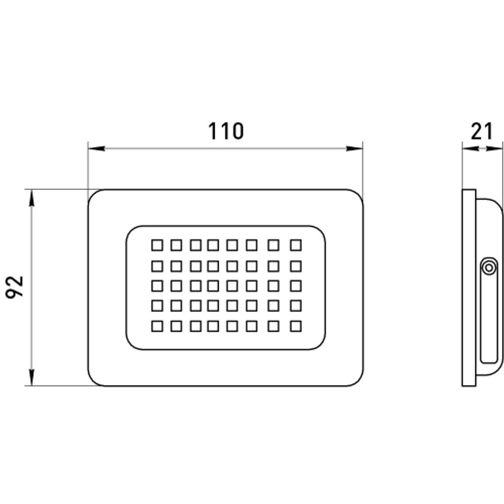 Прожектор светодиодный уличный ЭРА LPR-023-W-65K-030 30Вт 6500K 2400Лм IP65 белый