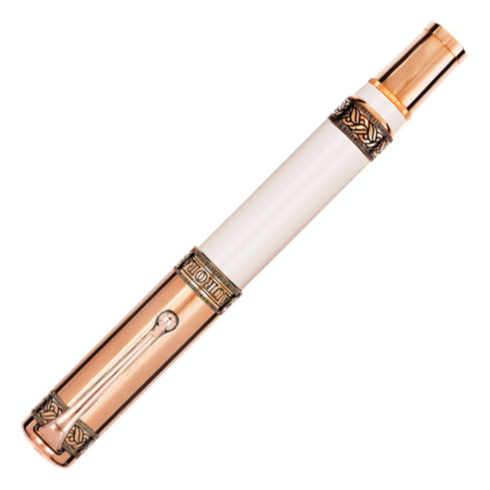 Перьевая ручка Aurora Dante Paradiso White GT, перо — M, в подарочной коробке